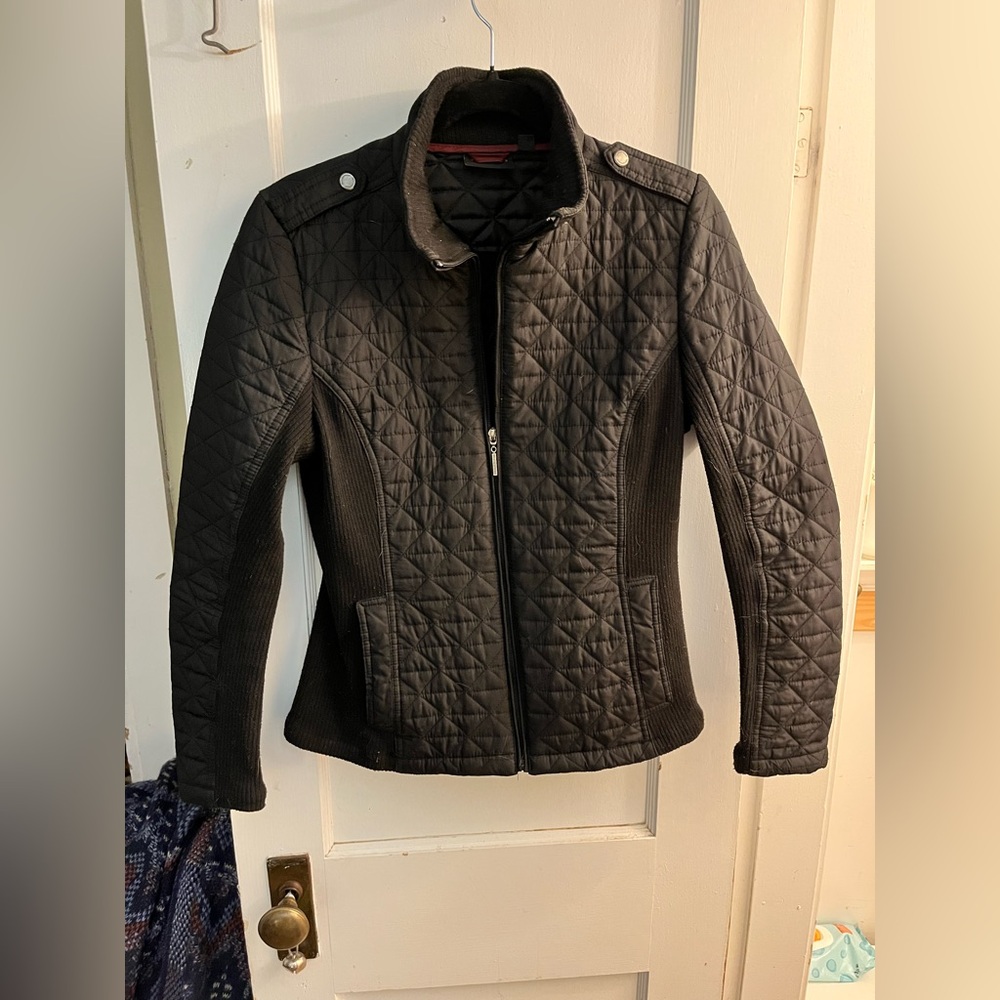 Weatherproof Black Quilted Women's Puffer Jacket